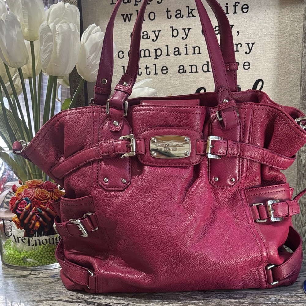 Michael Kors Raspberry Shoulder Bag